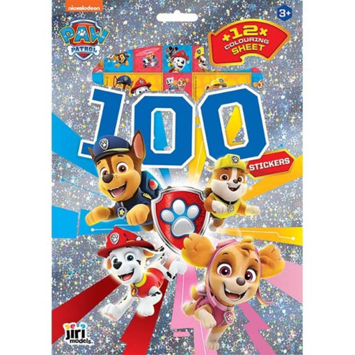 Picture of PAW PATROL STICKERS X100 & COLOURING SHEET
